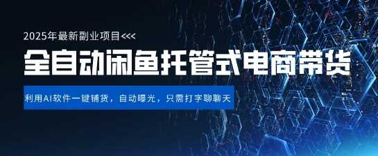 【闲鱼全自动电商带货】三年磨一剑,一朝露锋芒,长期稳定项目,单日稳定变现5张【揭秘】-八百库