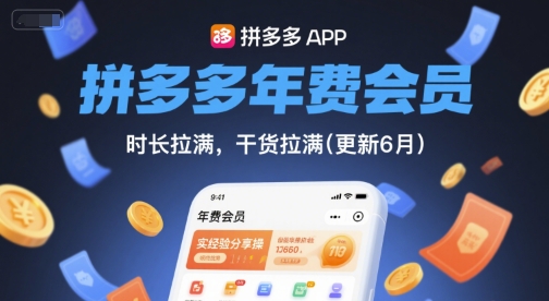 拼多多年费会员,实经验分享操,时长拉满,干货拉满(更新12月)-八百库