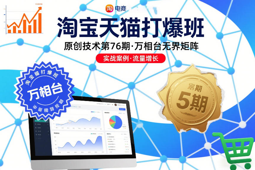 淘宝天猫打爆班原创技术第76期，万相台无界矩阵-八百库