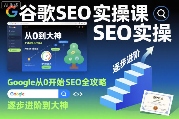 谷歌SEO实操课，Google从0开始SEO全攻略，逐步进阶到大神-八百库
