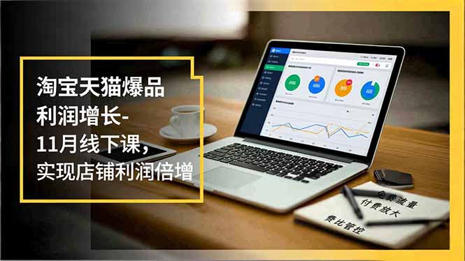 淘宝天猫爆品利润增长-11月线下课,免费流量、付费放大、费比管控,实现店铺利润倍增-八百库