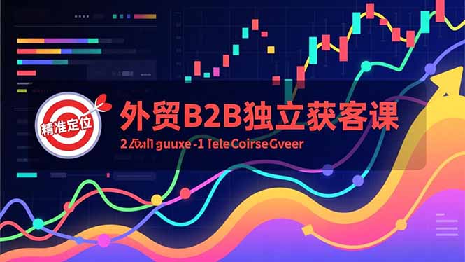 外贸B2B独立获客课，Facebook主页搭建、消息互动广告、精准定位，打造高询盘系统-八百库